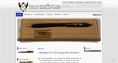 Desktop Screenshot of prodirkongen.com