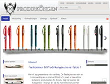 Tablet Screenshot of prodirkongen.com